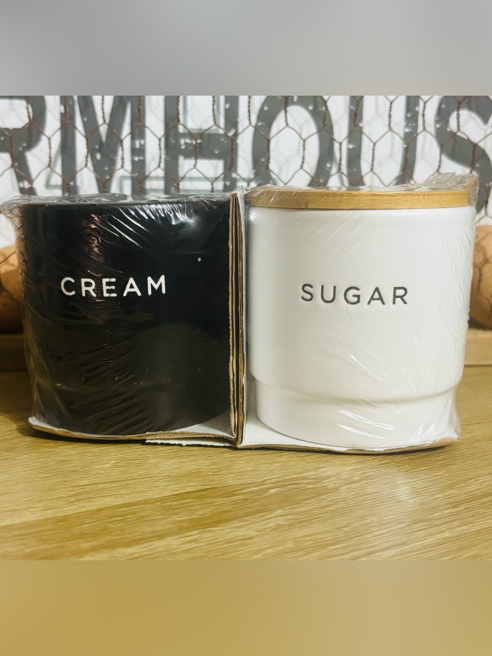 4pc Cream and Sugar Coffee Set